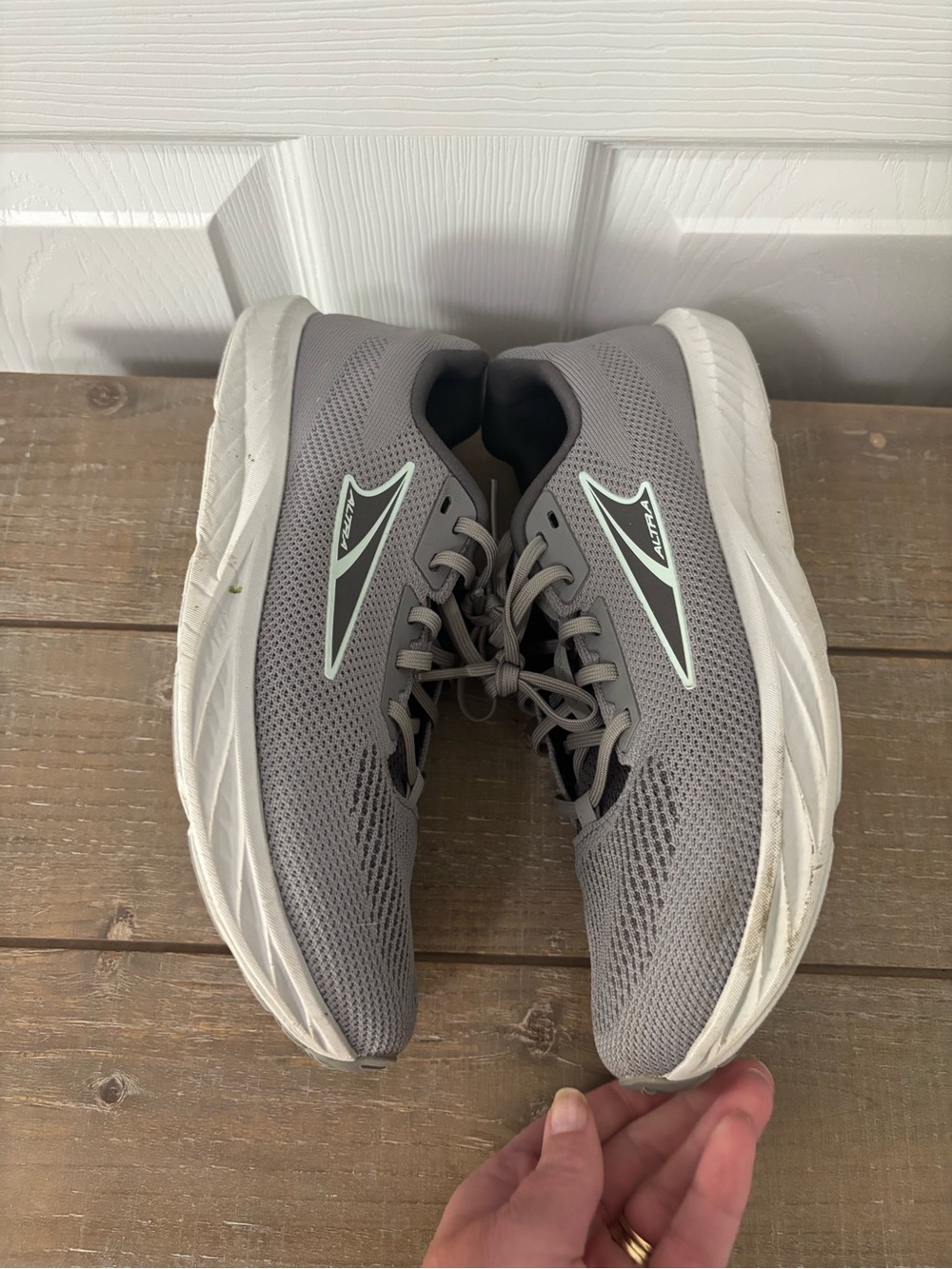 Altra Women's Gray Athletic Running Shoes - Picture 3 of 6